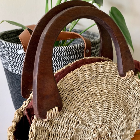 BOHO rattan woven cookie bag - Picture 4 of 4